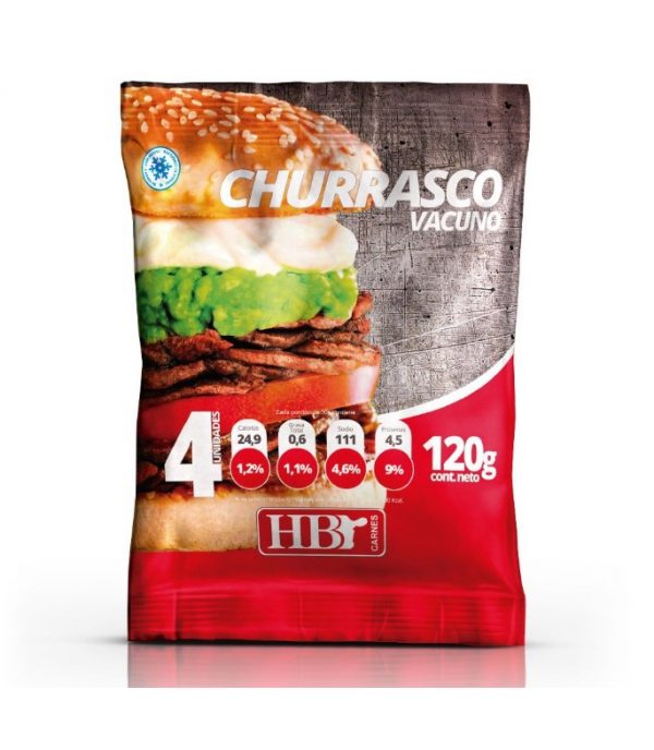 Churrasco De Vacuno Hb 4Und 120Gr